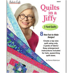 Fabric Cafe Quilts in a Jiffy 3 Yard Quilt Pattern Book