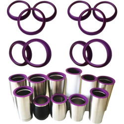 Epoxy Resin Paint Tumbler Shields - 10pc Silicone Rim Protectors for DIY Glitter Epoxy Tumblers