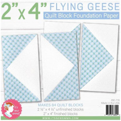 It's Sew Emma Quilt Block Foundation Paper - 2"X4" Flying Geese
