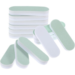 Grevosea 20 Pcs Silver Polish Sticks, Stainless Steel Scratch Remover Double-Sided Cleaning Buffing Bars for Ring Necklace Earrings Jewelry Polishing (2.4x0.78inch)