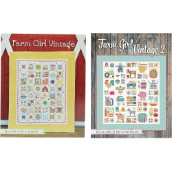 2 Sewing/Quilting Books by Lori Holt: Farm Girl Vintage Plus Farm Girl Vintage 2!