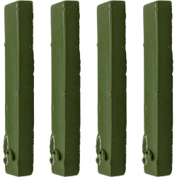 showingo 4 Sticks of Green DOP Wax Kit for Lapidary Forming Cutting and Polishing Cabochon Wax