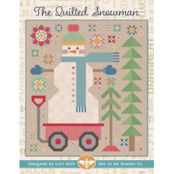 The Quilted Snowman Quilt Pattern by Lori Holt of Bee in my Bonnet and Its Sew Emma, ISE-285