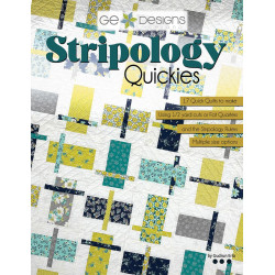Stripology Quickies by GE Designs – 17 Quick Quilt Patterns in Multiple Sizes from Crib to King – Easy, Fast Quilts Using Stripology Rulers or Regular Rulers