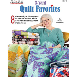 Fiber Café 3-Yard Quilt Favorites Pattern Brown