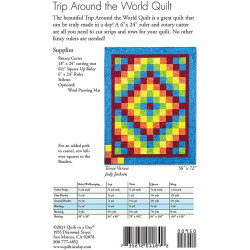 Quilt in a Day Trip Aournd The World Quilt Pattern
