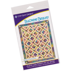 Cozy Quilt Designs Pattern - Buckeye Beauty (Includes Instructions for Four Project Sizes)