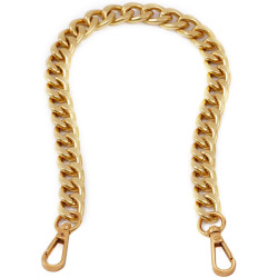 Medium Size Fabulous Metal Shoulder Crossbody Purse Strap Replacement Bag Chain Accessories (18‘’, Antique Gold)