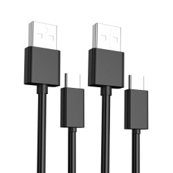 BERLAT USB C Charging Cable Compatible with PS5 Controller, 6.6Ft Fast Charging USB Type C Charger Cord Compatible with 5 PS5 Dual Sense, Xbox Series X/Series S Controllers - 2pack