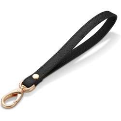 Wristlet Strap, Genuine Leather Wrist Lanyard Hand Strap Replacement for Wallet Purse Clutch Pouch Phone ID Badge