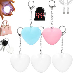 Love Wallet Tote Bag Touch Sensing Light, Purse Lights For Inside Purses, Heart Keychain for Girl Women Gift