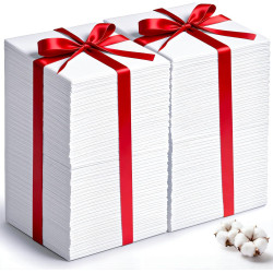 100 Pcs7x7 Inches Cotton Fabric Squares Precut Quilting Fabric Bundles White Cotton Fabrics Squares for DIY Beginners Sewing Craft (7x7 Inches)