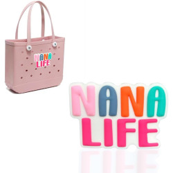 A&H Zier Bag Accessories Silicone Charm for Bogg Bag Fade-Resistant 0.5cm Thick Compatible With Most Bogg Bag