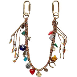 Chain Beaded Rope Braided Keychain for Handbag Purse Backpack Accessories for Bag Purse Accessories for Women