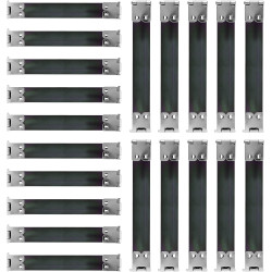 Piutouyar 110mm / 4.33 Inch Metal Internal Flex Frame Kiss Clasp for DIY Handbag, Bag Coin Purse, Bag Sewing Making(20Pcs)
