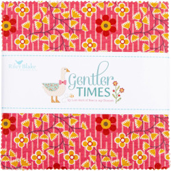 Lori Holt Gentler Times 5" Stacker 42 5-inch Squares Charm Pack Riley Blake Designs 5-16470-42