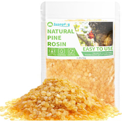 Suooydoy Premium Pine Rosin 2.2lb Natural Pine Resin for Beeswax Wraps Food Grade Good Grip and Performance Ideal for Baseball Softball Tennis Rodeo and Rough Stock Bucking