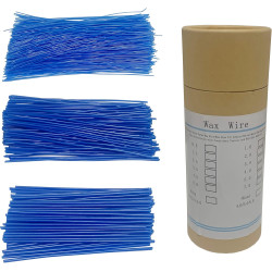 3 Bags Wax Line Wax Wire Sprue Wax for Jewelry Dental Casting Mould 0.8-7.0 Wax Moulding 3 Packs in One Bottle