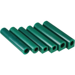 6 Pieces Carving Wax Ring Tube Green Ring Carving Wax Hole for Jewelry Casting Mold Kit, Different Sizes