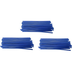 3 Boxes Blue Sprue Wax Thread for Jewelry Dental Wax Casting Mould Molding Tool Lost Wax Line Diameter 0.8-7.0 mm (4.5 mm)
