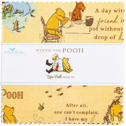 Echo Park Paper Co. Winnie The Pooh 5" Stacker 42 5-inch Squares Charm Pack Riley Blake 5-17000-42