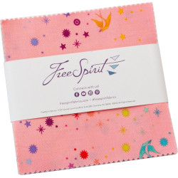 Tula Pink Saturday Stash Fairy Dust Charm Pack 42 5-inch Squares FreeSpirit Fabrics