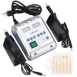 Dual Pen Waxer with 6 Tips, Multi-Purpose Wax Carving Instrument, Double Pencil Carver for Waxing