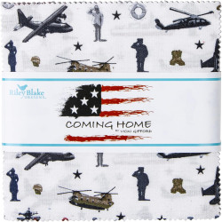 Vicki Gifford Coming Home 5" Stacker 42 5-inch Squares Charm Pack Riley Blake Designs 5-14420-42