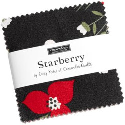 Starberry Mini 2.5"" Charm Pack by Corey Yoder for Moda Fabrics 29180MC 42 2.5"" Fabric Squares, Assorted