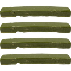 Green DOP Wax for Lapidary Cabochon Forming Cutting and Polishing Dopping Wax Sticks Stone Dopping Wax Lapidary DOP Wax (4 Pieces)
