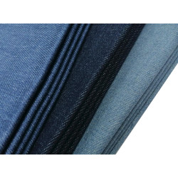 Precut Thick Twill Denim Fat Quarters Quilt Squares Assortment 18"x22"-12pieces