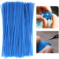 Casting Wax Wire,1mm Round Sprue Wax Wire,Smooth Surface,Easy to Shape, Non Stick Engraving Moulding Wax Line Stick,for Handicraft Jewellery Casting