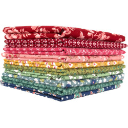 Home Town Fat Eighth Bundle (10 Pieces) by Lori Holt for Riley Blake (LH.Hometown.A.10FE)