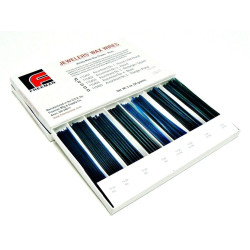 Wax Wires Jewelers Wax Wire Assortment Round & 1/2 Round Jewelry Design Wax