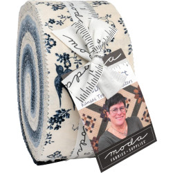Kansas Troubles Bluebirds Nest Jelly Roll 40 2.5-inch Strips Moda Fabrics 9800JR