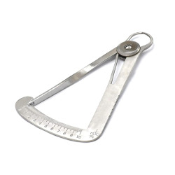 Stainless Steel Inside Jewelry Measuring Calipers Wax Thickness Crown Gauge Caliper from 0-10mm, Diamonds Jewelry Metal Measure Tools for Jewelry Art Wax Rubber Sheet