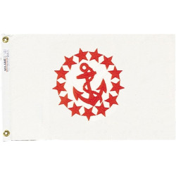Nyl-Glo Commodore Rear Flag-12 in. X 18 in.