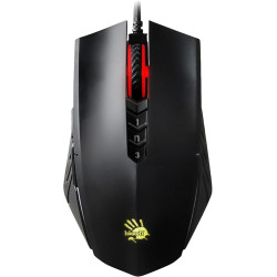 Bloody A70x Optical Gaming Mouse with Light Strike (LK) Switch & Scroll - Fully Programmable and Advance Macros (A70x-MatteBlack)