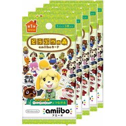 Animal Crossing Card amiibo [Animal Crossing Series] 5 pack set