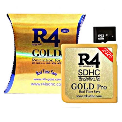 R4 SDHC Gold pro + USB Adapter KIT with 8 GB Micro SD Will Work ON DS DSI 2DS 3DS